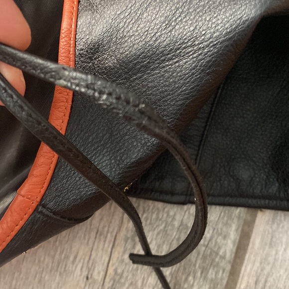 Genuine Vintage HARLEY DAVIDSON Leather Halter Vest M - Picture 6 of 11